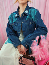 Load image into Gallery viewer, Cowgirl Lovey Jacket in blue
