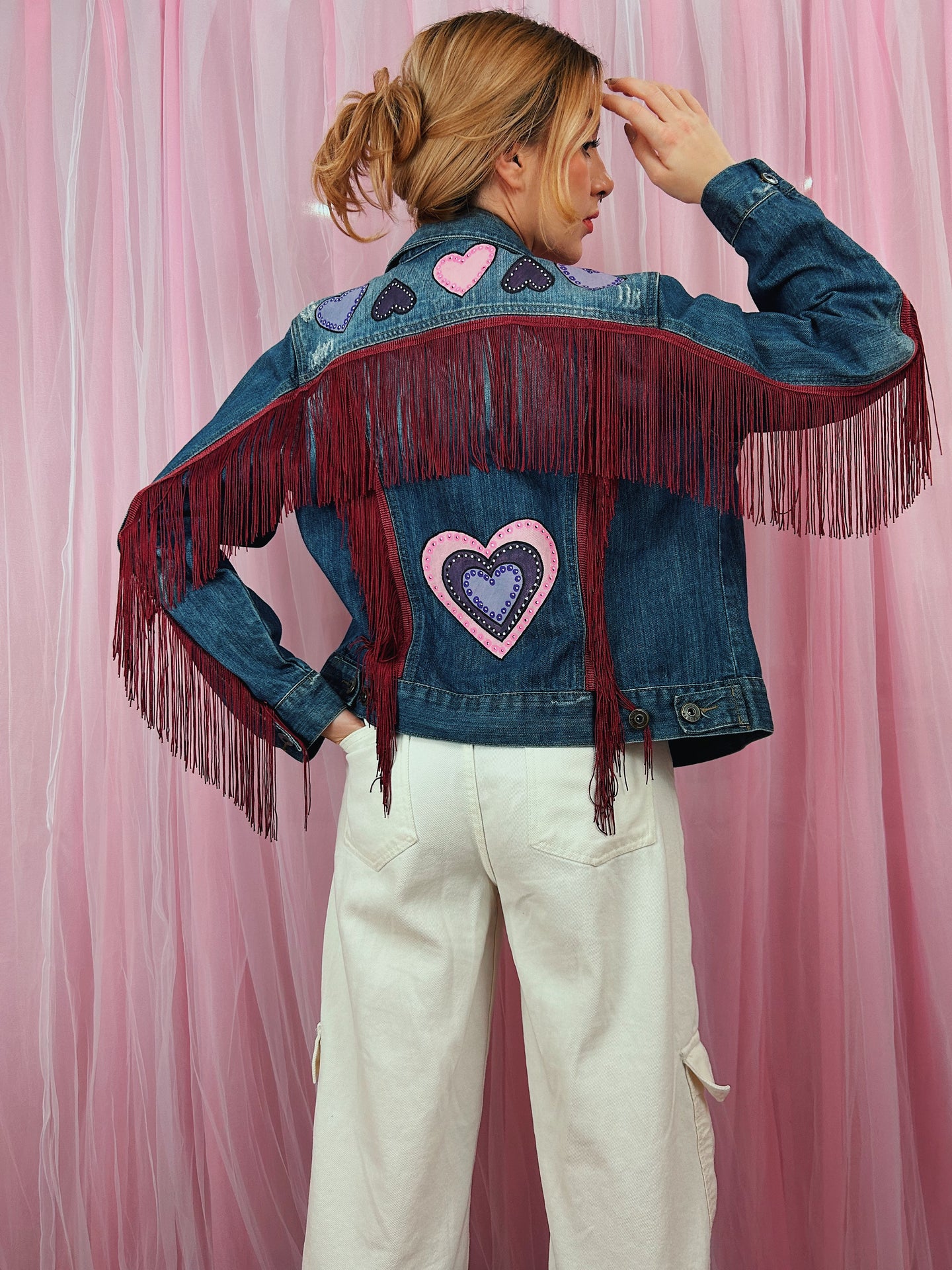 Cowgirl Lovey Jacket in Burgundy