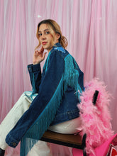 Load image into Gallery viewer, Cowgirl Lovey Jacket in blue
