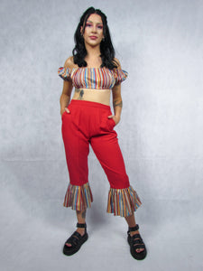 Red Stripe Trouser Co-ord