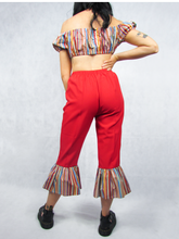 Load image into Gallery viewer, Red Stripe Trouser Co-ord
