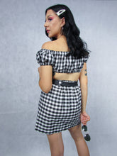 Load image into Gallery viewer, Black &amp; White Gingham Co-ord
