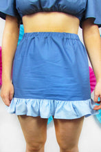 Load image into Gallery viewer, Friller Skirt in Blue
