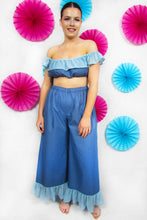 Load image into Gallery viewer, Friller Pants in Blue
